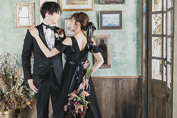 結婚式前撮り大人花嫁におすすめフォトスタジオ撮影