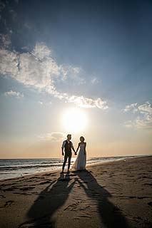 浜松 結婚式前撮り シアスタイル 海フォトウエディング