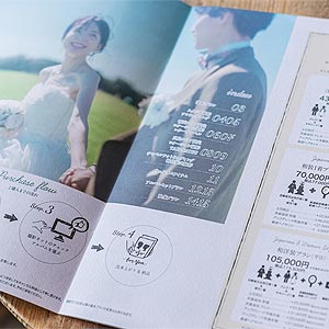 宮島ウエディングフォトを写真館に申込