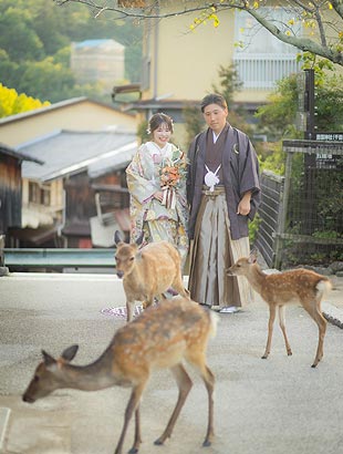 宮島で叶えるフォトウエディング