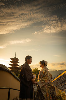宮島でのロケーションフォト撮影04
