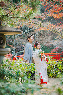 宮島でのロケーションフォト撮影07