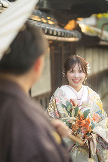 宮島で美しいウエディングフォト撮影05