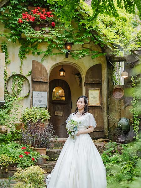 結婚式ロケーションフォトぬくもりの森で前撮り撮影06