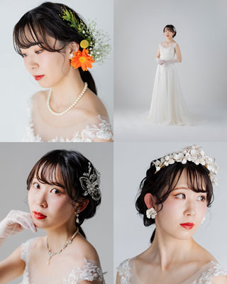 ウエディングドレスのアレンジ例02 nn