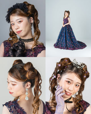ウエディングドレスのアレンジ例04 io