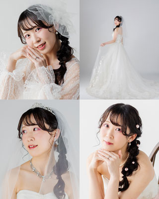 ウエディングドレスのアレンジ例06 nn