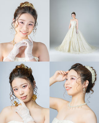ウエディングドレスのアレンジ例07 io