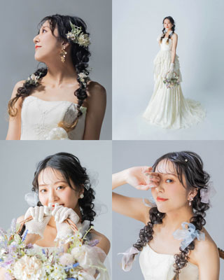 ウエディングドレスのアレンジ例10 広島B