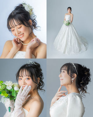 ウエディングドレスのアレンジ例11 広島B