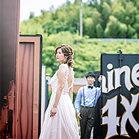 おしゃれなウエディングフォトをリアンディのロケーションで