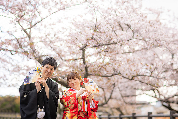 浜松の写真館でお洒落な桜フォトが叶う