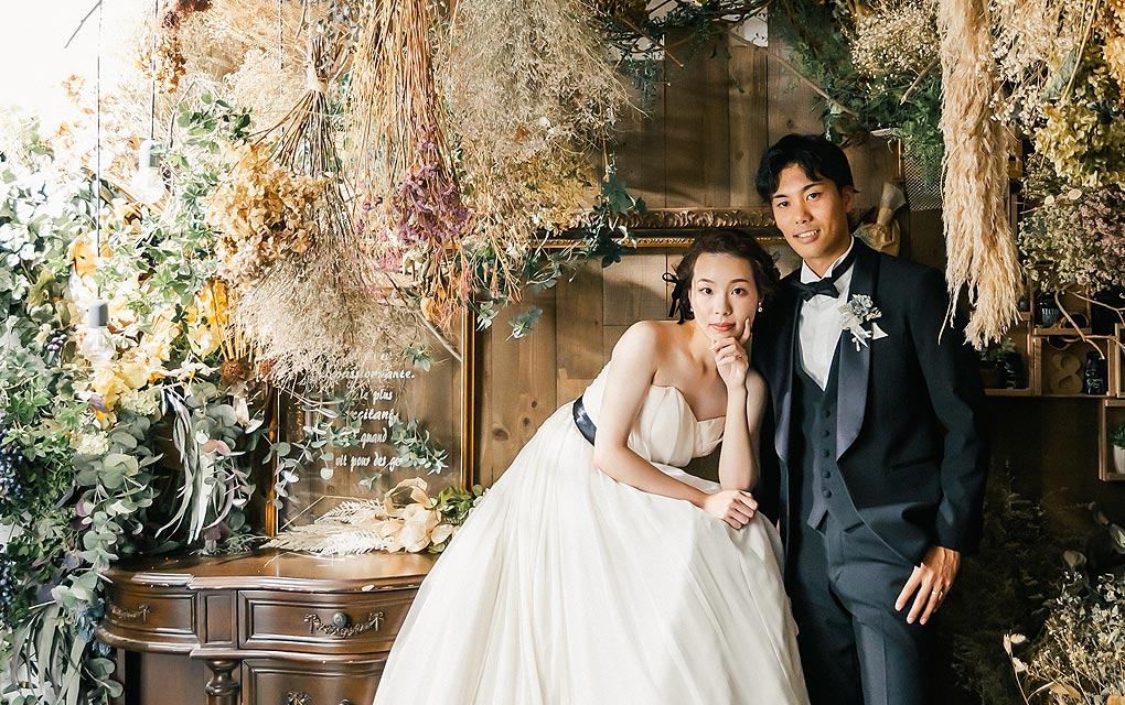 結婚式前撮りシアスタイル広島比治山店フォトスタジオ1