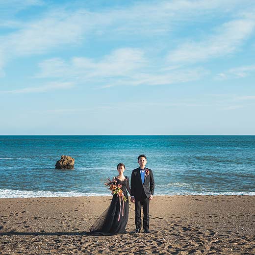 豊川市結婚式の前撮り撮影ロケーション伊良湖ギャラリー10