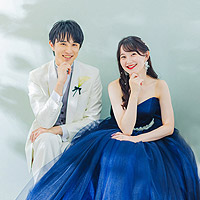 シンプルおしゃれなウエディングフォトを写真館で
