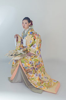フォトスタジオでシンプルウエディングフォト撮影08